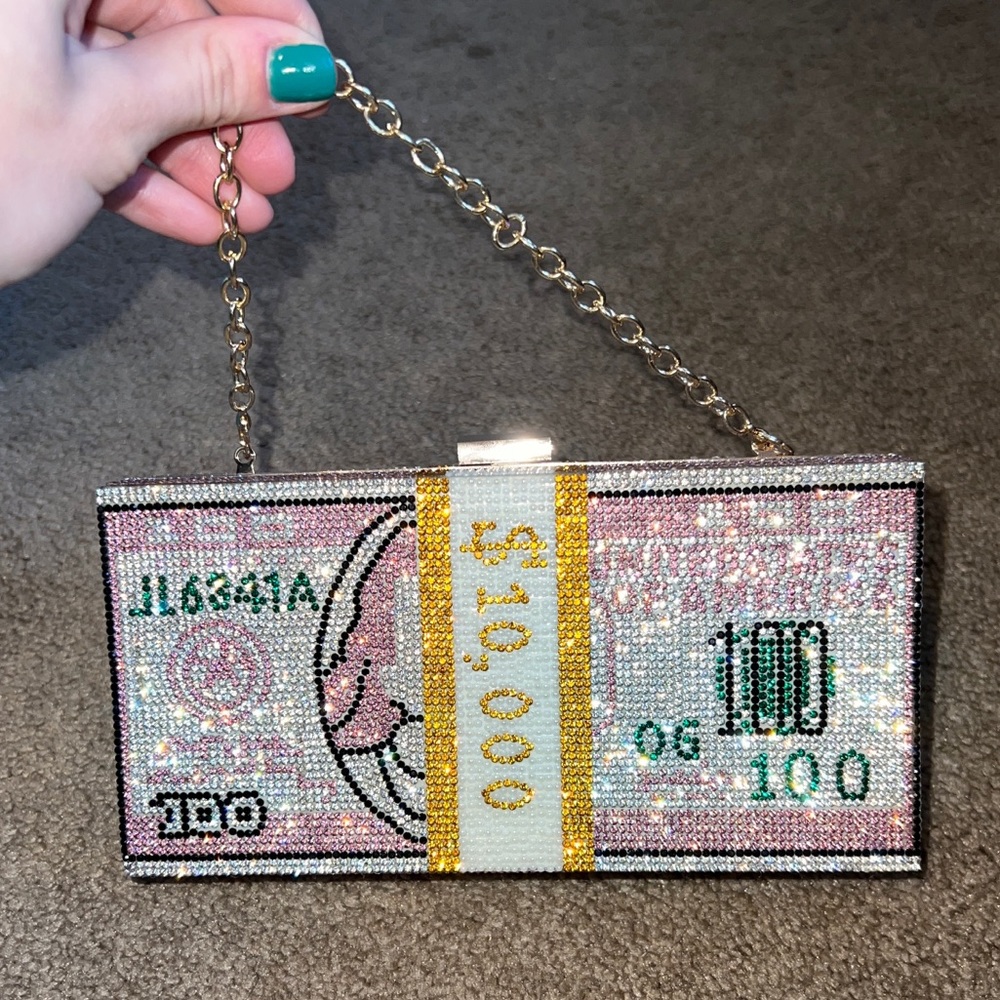 Sparkly “Money” Bag